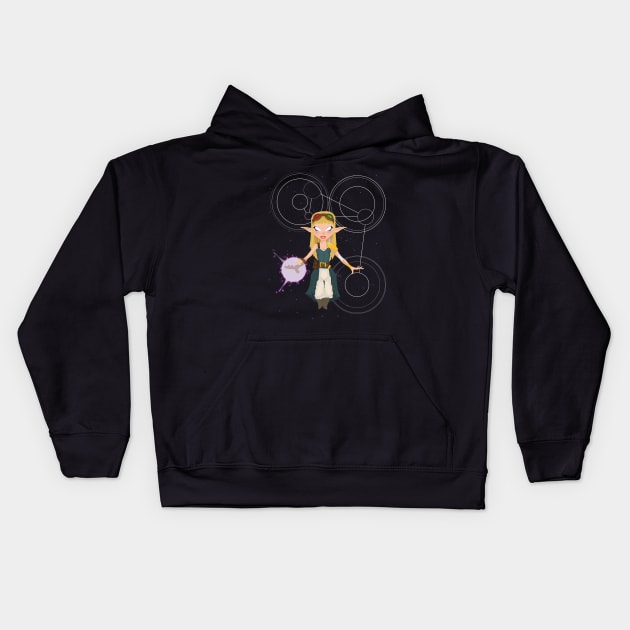 The Time Weaver Kids Hoodie by farai